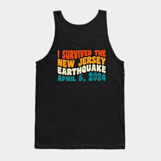 I Survived The New Jersey 4.8 Magnitude Earthquake Tank Top
